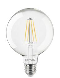 CENTURY LED FILAMENT GLOBE 95mm ČIRÁ 8W E27 2700K 1055Lm 360d 95x140mm IP20 CEN ING95-082727