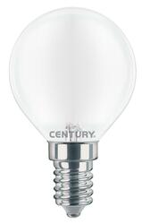 CENTURY LED FILAMENT MINI GLOBE SATEN 4W E14 4000K 470Lm 360d 45x80mm IP20 CEN INSH1G-041440