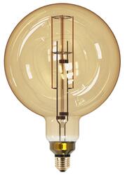 CENTURY LED TWIST FILAMENT GLOBE 200mm EPOCA DECO VINTAGE 8W E27 2200K 806Lm 360d DIMM 200x305mm IP20 CEN INVG200-082722