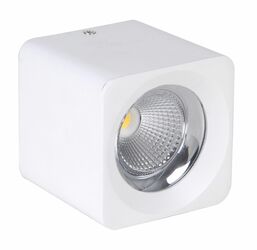 CENTURY Stropní SVÍTIDLO LED QUBE BÍLÉ 90x90x90mm 10W/230VAC 4000K 800Lm 45d IP20 CEN QBBI-109040