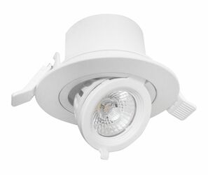 CENTURY LED SPOT REGIA ZAPUŠTĚNÉ VÝKLOPNÉ 90mm 8W 3000K Ra95 710Lm 38d DIMM IP20 CEN RGOD-089030