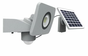 CENTURY REFLEKTOR LED SHUTTLE SLIM SOLÁRNÍ PANNEL SEPARÁTNĚ s kabelem 10W 4000K 1000Lm 120d 150x168x189mm IP65
