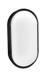 CENTURY SIMPLY LED stropní svítidlo venkovní černé Oval 16W 4000K 1280lm CB IP65