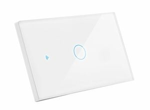 CENTURY Přepínač SMART zapuštěný Jednoduchý-5A-220-240V-IP20 ovládaný SMARTPHONEM přes WIFI nebo hlasem. Vhodný do instalční krabice BTICINO 503E 3 moduly. Tuya WiFi