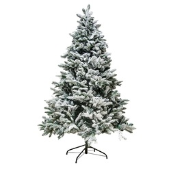 DecoLED Vánoční strom mix PE a PVC 180cm, Flock K064