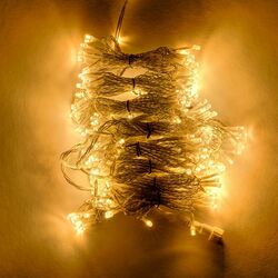 DecoLED LED světelná záclona HOBBY LINE, 2x2m, teple bílá, 200 diod LWC22W