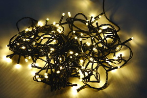 LED GIRLANDA 480 LED teplá bílá - venkovní/vnitřní 36m IP44