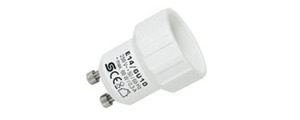 FKT Redukce adaptér pro LED žárovky GU10 na E14 5000402 10