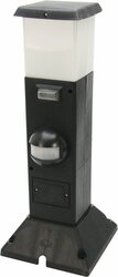 HEITRONIC LED sloupek se zásuvkami 2násobná + Sensor SHANGHAI 35111 10