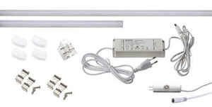 HEITRONIC LED sada MICANO svítidlo pod skříňku 30cm+60cm dotykový vypínač 500561