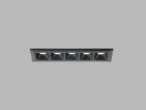 LED2 2250933CS Zápustné svítidlo LINEAR 5, B CASAMBI 10W 3000K UGR černá