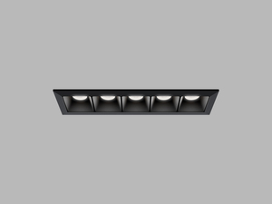 LED2 2491353DTW Zápustné svítidlo LINEAR II 5, B DALI TW/PUSH TW 10W 3000K-4000K UGR černá