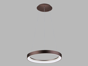 LED2 3271858ZBTW Závěsné svítidlo BELLA SLIM 48 P-Z, CF ZIGBEE TW 38W 3000K-4000K hnědá