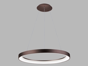 LED2 3271958DTW Závěsné svítidlo BELLA SLIM 78 P-Z, CF DALI TW/PUSH TW 60W 3000K-4000K hnědá