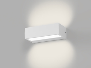 LED2 5238351 Venkovní nástěnné svítidlo KVADER II, W bílá