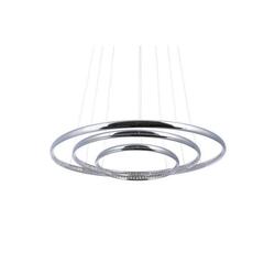 LED Závěsné svítidlo AZzardo Brighton 3 AZ1609 55W 3300lm 3000K IP20 80cm chromové
