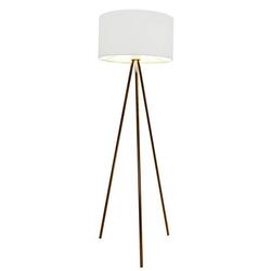 Stojací lampa AZzardo Finn copper white AZ3009 E27 1x60W IP20 45cm bílo-měděná