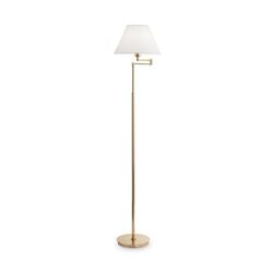 Stojací lampa Ideal Lux Beverly PT1 ottone satinato 140315 mosazná  