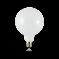 LED žárovka Ideal Lux Globo D125 Bianco 253435 E27 8W 760lm 4000K bílá