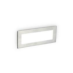 LED Venkovní nástěnné zápustné svítidlo Ideal Lux LEO 4000K 268224 8W 390lm 4000K IP65 26,5cm ocelové