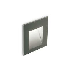 LED Nástěnné zápustné svítidlo Ideal Lux BIT ANTRACITE 4000K 269016 3W 230lm 4000K IP65 6,5cm antracitové