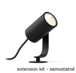 Hue LED White and Color Ambiance Venkovní spotové zemní/ nástěnné svítidlo Philips Lily 17415/30/P7 extension kit