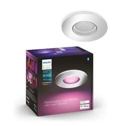 Hue Bluetooth LED White and Color Ambiance Koupelnové podhledové svítidlo Philips Xamento 8719514355347 GU10 5,7W 806lm 2000-6500K RGB IP44 9,3cm chromové, stmívatelné