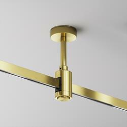 MAYTONI Upevnění ke stropu krátké 78 mm pro magnetickou lištu 24 V Flarity TRA156C-B1-BS