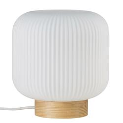 NORDLUX stolní lampa Milford 40W E27 dřevo opál 48915001