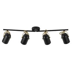 NORDLUX bodové svítidlo Lotus 4x40W E14 černá / mosaz 50130103