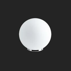 OSMONT 50540 BIANCA 3 stolní skleněná lampa chrom / bílá IP40 60W E27