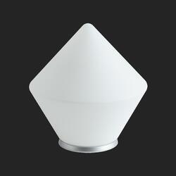 OSMONT 50552 ALYA stolní skleněná lampa bílá IP40 40W E27