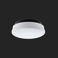 OSMONT 55223 RANA stropní/nástěnné skleněné svítidlo černá / bílá IP44 2x60W E27