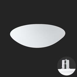 OSMONT 63093 AURA V5 stropní/nástěnné skleněné polovestavné svítidlo bílá IP44 2700-6500 K 32W LED
