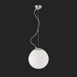 OSMONT 64692 ISIS L2 PM závěsné plastové svítidlo nerez broušená / bílá IP40 4000 K 20W LED