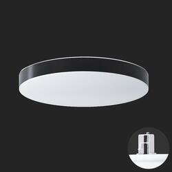 OSMONT 69347 DELIA CV3 stropní/nástěnné plastové polovestavné svítidlo bílá / bílo - černá IP44 3000 K 49W LED nouzové kombinované 3 h