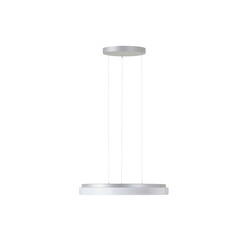 OSMONT COR72314 CORVUS LE2 závěsné plastové svítidlo stříbrná / bílá IP40 3000 K 32W LED