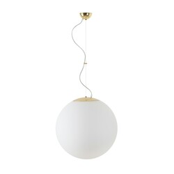 OSMONT ISI63677 ISIS L4 PM-M závěsné plastové svítidlo mosaz / bílá IP40 40W E27 HF