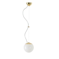 OSMONT ISI72378 ISIS L1 PM závěsné plastové svítidlo mosaz / bílá IP40 3000 K 8W LED