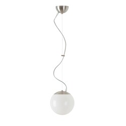 OSMONT ISI72386 ISIS L1 PM závěsné plastové svítidlo kartáčovaná nerez / bílá IP40 3000 K 8W LED
