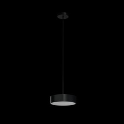 OSMONT KRU60665 KRUGER P1 FO závěsné plastové svítidlo černá IP40 4000 K 13W LED