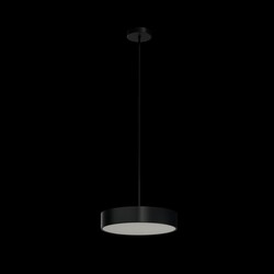 OSMONT KRU60701 KRUGER P2 FOP závěsné plastové svítidlo černá IP40 4000 K 34W LED nouzové kombinované 3 h