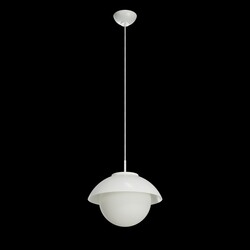 OSMONT LUK60524 LUKIDA ST2 závěsné skleněné svítidlo bílá IP40 4000 K 20W LED