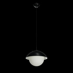 OSMONT LUK60526 LUKIDA ST2 závěsné skleněné svítidlo černá / bílá IP40 4000 K 20W LED