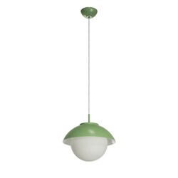 OSMONT LUK60532 LUKIDA ST2 závěsné skleněné svítidlo zelená / bílá IP40 4000 K 20W LED