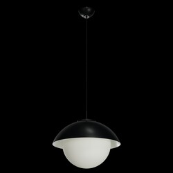 OSMONT LUK60538 LUKIDA ST3 závěsné skleněné svítidlo černá / bílá IP40 4000 K 27W LED