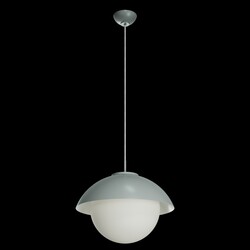 OSMONT LUK60540 LUKIDA ST3 závěsné skleněné svítidlo šedá / bílá IP40 4000 K 27W LED