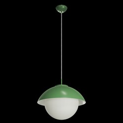 OSMONT LUK60544 LUKIDA ST3 závěsné skleněné svítidlo zelená / bílá IP40 4000 K 27W LED