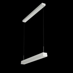 OSMONT MAT60048 MATAR LE1 závěsné plastové svítidlo bílá IP40 3000 K 9W LED