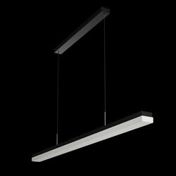 OSMONT MAT60068 MATAR LE3 závěsné plastové svítidlo černá / bílá IP40 3000 K 18W LED